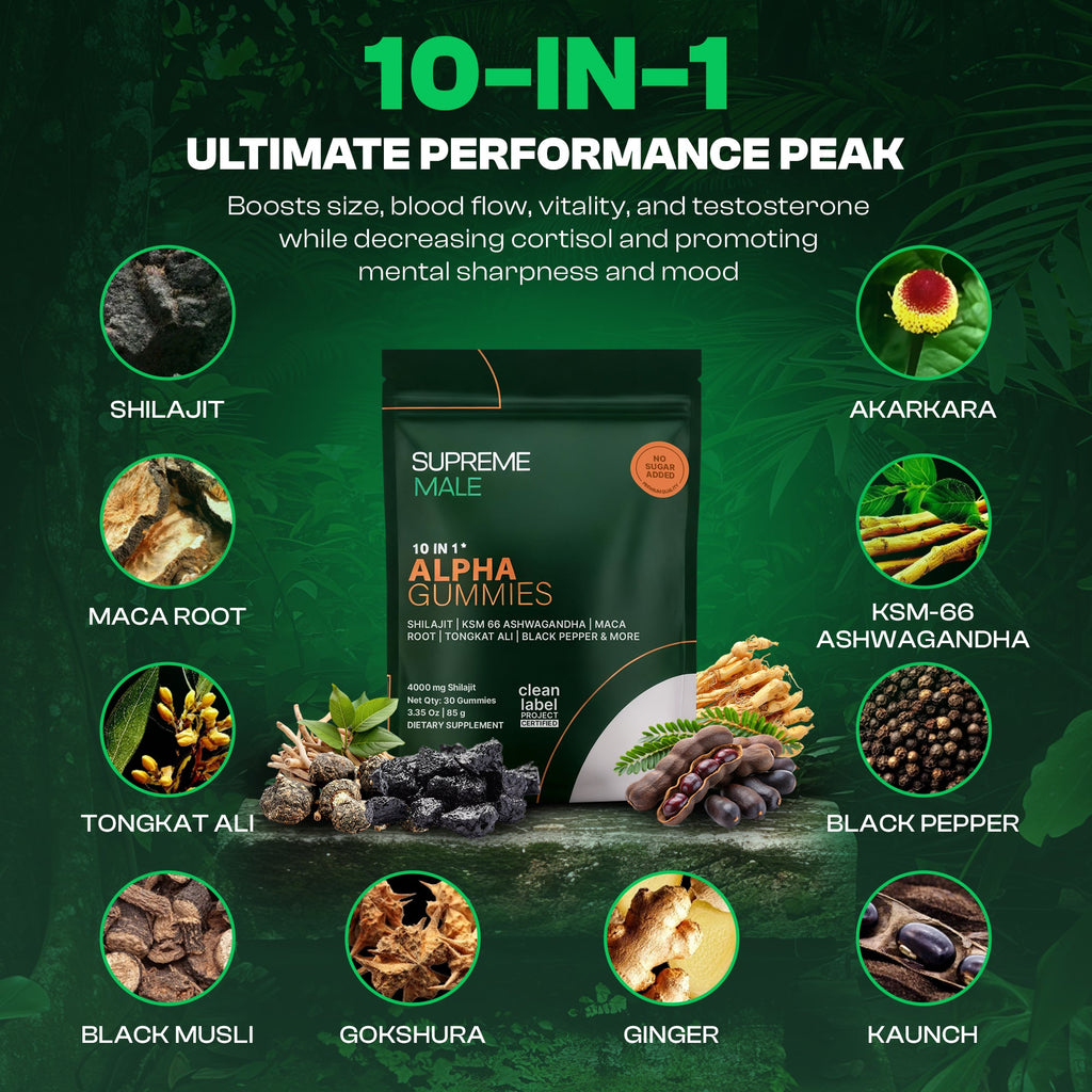SUPREMEMALE™ |  10-in-1 Vitality Support (SALE)