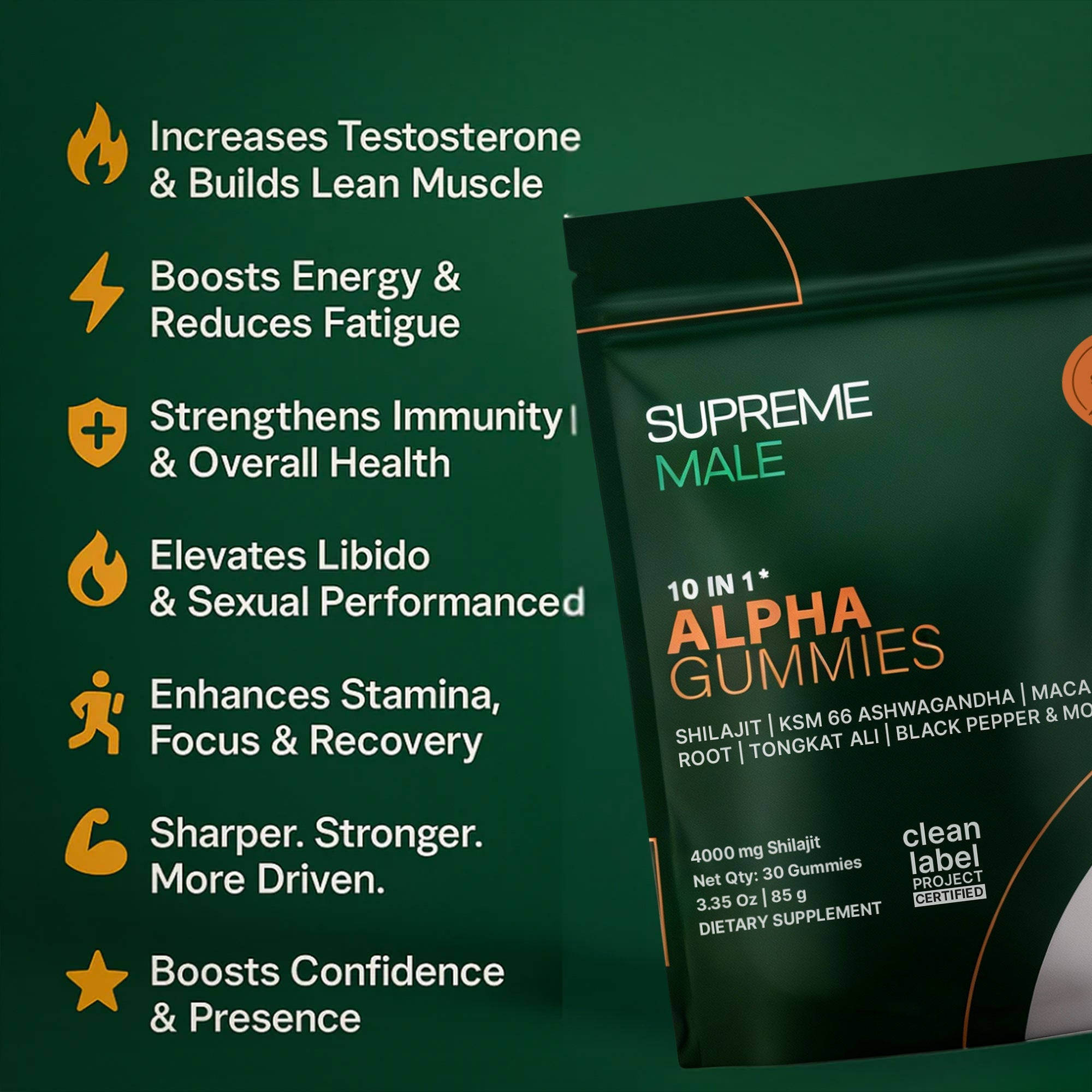 SUPREMEMALE™ |  10-in-1 Vitality Support (SALE)